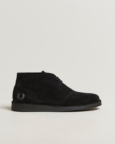 Fred Perry Hawley Suede Chukka Boot Black – Svart