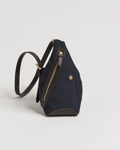Herre | Mismo | Mismo M/S Drop Crossbody Bag Navy/Dark Brown