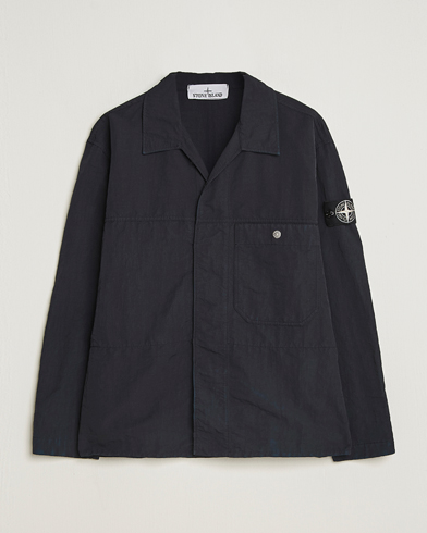 Herre | Stone Island | Stone Island Naslan TC Corrosion Treatment Overshirt Black