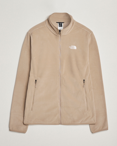Herre | The North Face | The North Face Glacier Fleece Full Zip Beige