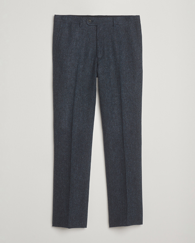 Herre | Walker Slater | Walker Slater Edward Shetland Wool Donegal Trousers Navy