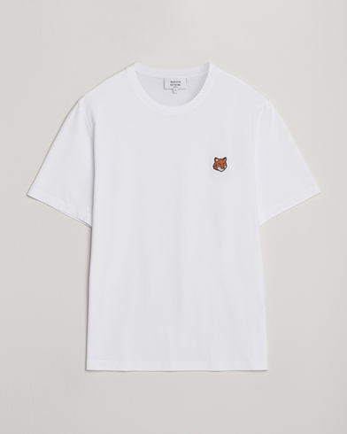 Maison Kitsuné Fox Head T-Shirt White – Hvit