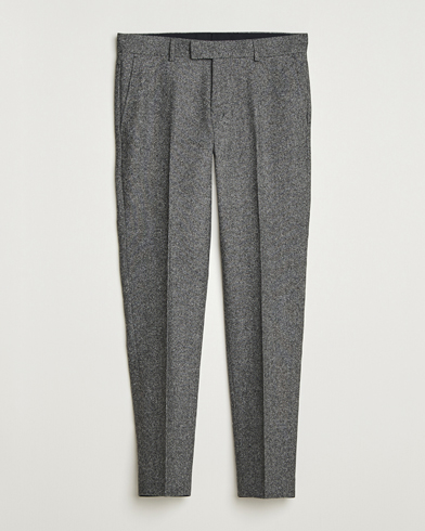 Herre | Tiger of Sweden | Tiger of Sweden Tenuta Brushed Wool Trousers Black