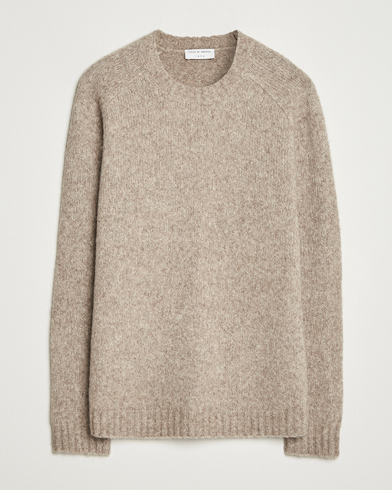 Herre | Tiger of Sweden | Tiger of Sweden Adryan Yak/Alpaca Knitted Sweater Stone