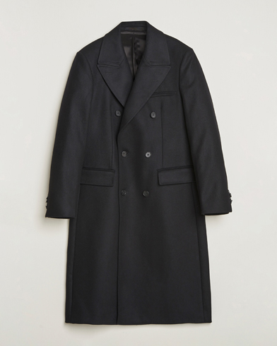Herre | Tiger of Sweden | Tiger of Sweden Hennri Double Breasted Coat Black