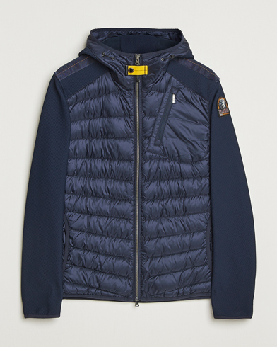 Parajumpers Nolan Warm Up Hybrid Hooded Jacket Blue Navy – Blå