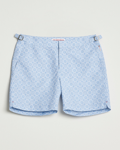 Herre | Orlebar Brown | Orlebar Brown Bulldog Alchemy Swimshorts Wave Blue