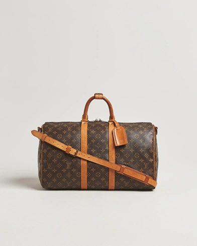 Louis Vuitton Pre-Owned Keepall Bandoulière 45 Monogram – Brun