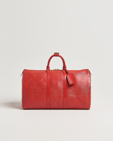 Herre | Louis Vuitton Pre-Owned | Louis Vuitton Pre-Owned Keepall 45 Epi Leather Red