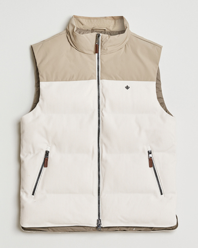 Herre | Morris | Morris Catton Puffer Vest Off White