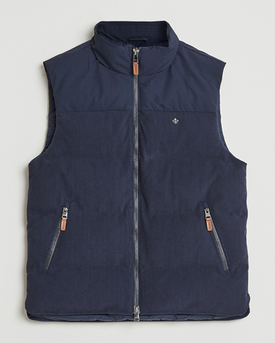 Herre | Morris | Morris Catton Puffer Vest Navy