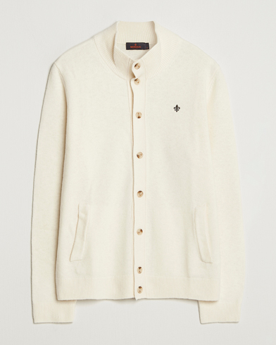 Herre | Morris | Morris Hertford Button Cardigan Off White