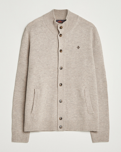 Herre | Morris | Morris Hertford Button Cardigan Khaki