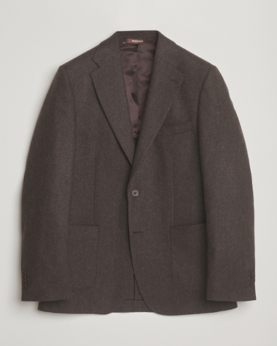 Herre | Morris | Morris Flannel Wool Blazer Brown