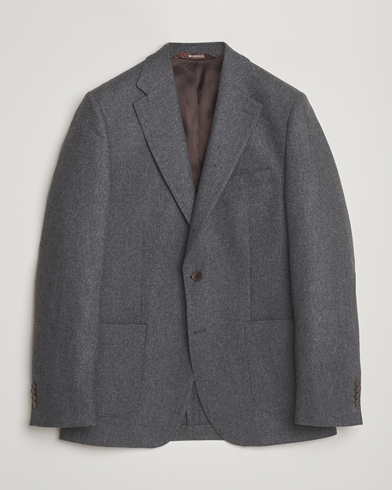 Herre | Morris | Morris Flannel Wool Blazer Grey