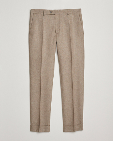 Herre | Morris | Morris Jack Flannel Trousers Khaki