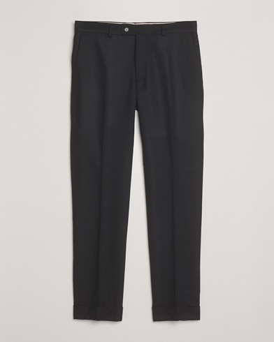Herre | Morris | Morris Jack Flannel Trousers Black