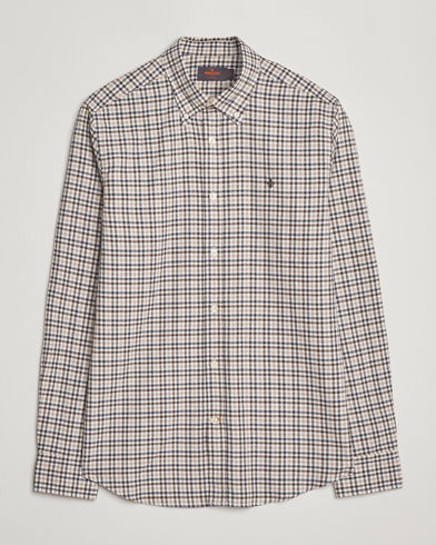 Herre | Morris | Morris Watts Flannel Check Shirt Brown