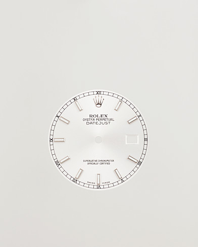 Herre | Rolex Pre-Owned | Rolex Pre-Owned Datejust dial, date wheel, hands, 6 ref 36mm