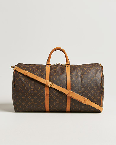 Louis Vuitton Pre-Owned Keepall Bandoulière 55 Monogram – Brun
