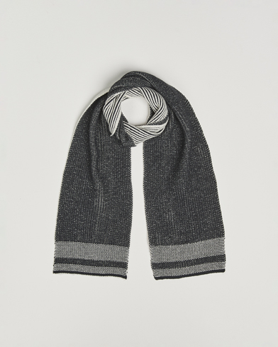 Herre | BEAMS PLUS | BEAMS PLUS Wool/Cashmere Rib Scarf Grey