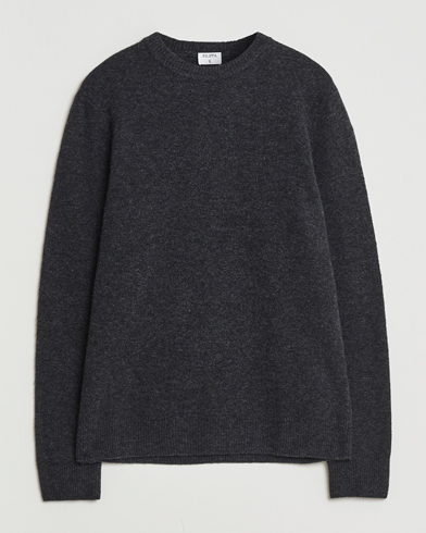 Herre | Filippa K | Filippa K Yak Knitted Sweater Charcoal Melange