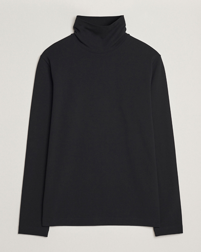 Herre | Filippa K | Filippa K Organic Cotton Stretch Turtleneck Black