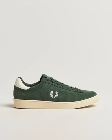 Fred Perry Spencer Suede Sneaker Court Green – Grønn