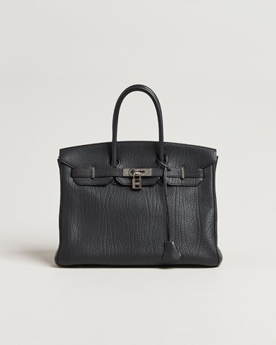 Herre | Hermès Pre-Owned | Hermès Pre-Owned Birkin 35 Fjord Leather Black