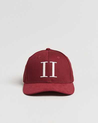LES DEUX Baseball Cap Suede II Port Royal Red – Rød