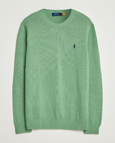 Polo Ralph Lauren Cotton Crew Neck Sweater Outback Green – Grønn