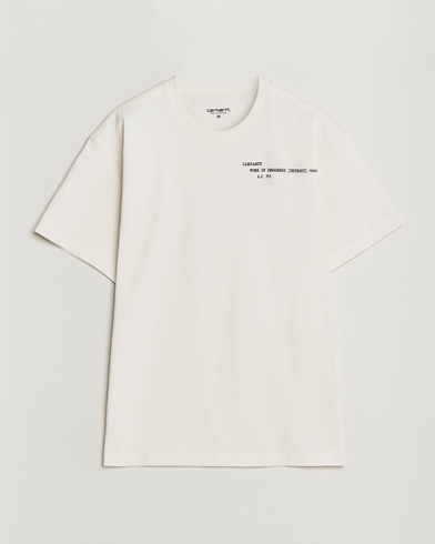 Carhartt WIP Punched T-Shirt Wax – Hvit