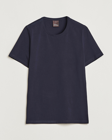 Herre | Oscar Jacobson | Oscar Jacobson Kyran Cotton T-Shirt Navy