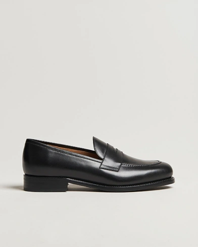 Herre | Oscar Jacobson | Oscar Jacobson Penny Loafers Black