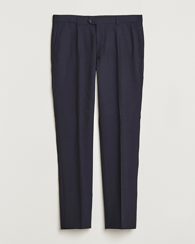 Herre | Oscar Jacobson | Oscar Jacobson Denz Wool Trousers Navy