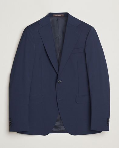 Herre | Oscar Jacobson | Oscar Jacobson Ego Wool Blend Blazer Navy