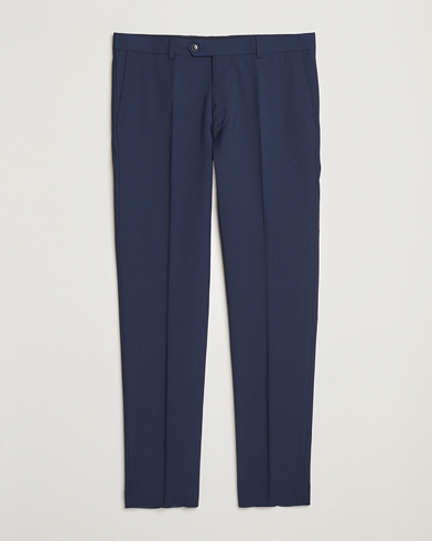 Herre | Oscar Jacobson | Oscar Jacobson Denz Wool Blend Trousers Navy
