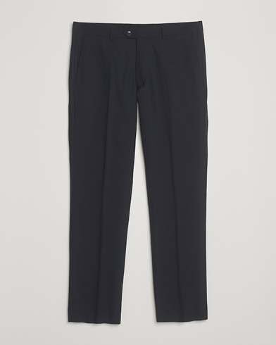 Herre | Oscar Jacobson | Oscar Jacobson Dandy Wool Trousers Navy