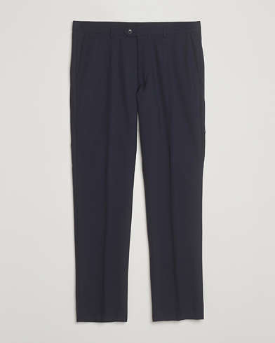 Herre | Oscar Jacobson | Oscar Jacobson Dandy Wool Trousers Blue
