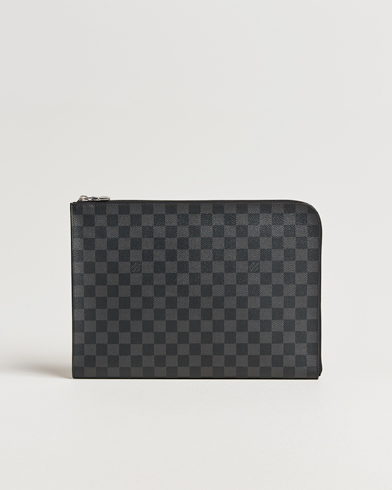 Louis Vuitton Pre-Owned Pochette Jules GM Damier Graphite – Grå