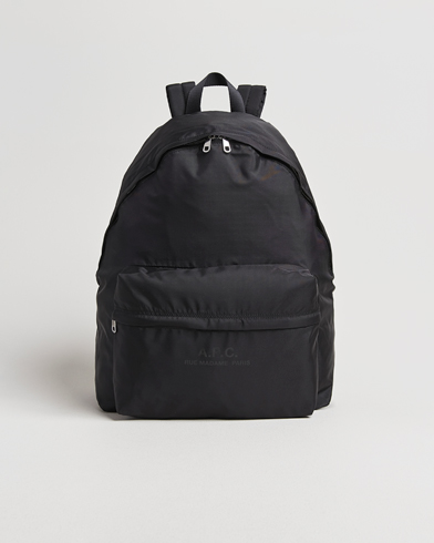 A.P.C. Backstage Nylon Cordura Backpack Black – Svart
