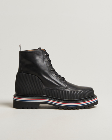 Thom Browne All Terrain Boots Black Calf – Svart
