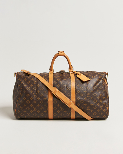 Louis Vuitton Pre-Owned Keepall Bandouliére 55 Monogram – Brun