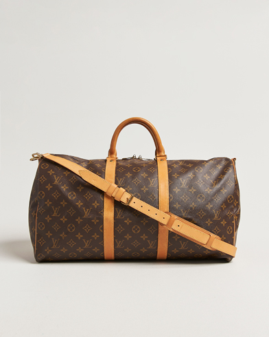 Louis Vuitton Pre-Owned Keepall Bandouliére 50 Monogram – Brun