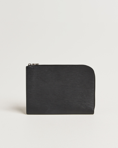 Louis Vuitton Pre-Owned Porte Documents Epi Leather Black – Svart