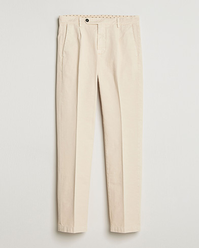 Massimo Alba Ionio Cotton Trousers Light Beige – Beige