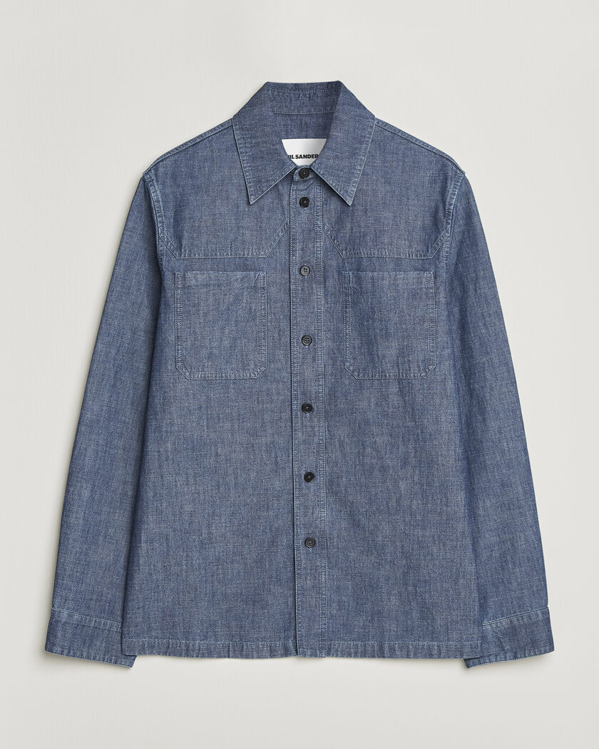 Jil Sander Denim Overshirt Indigo Blue – Blå