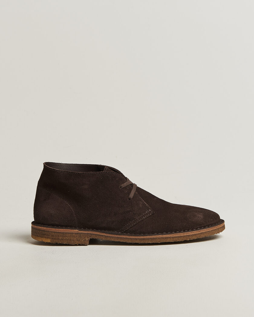 Astorflex Montflex Chukka Boots Dark Brown Suede – Brun