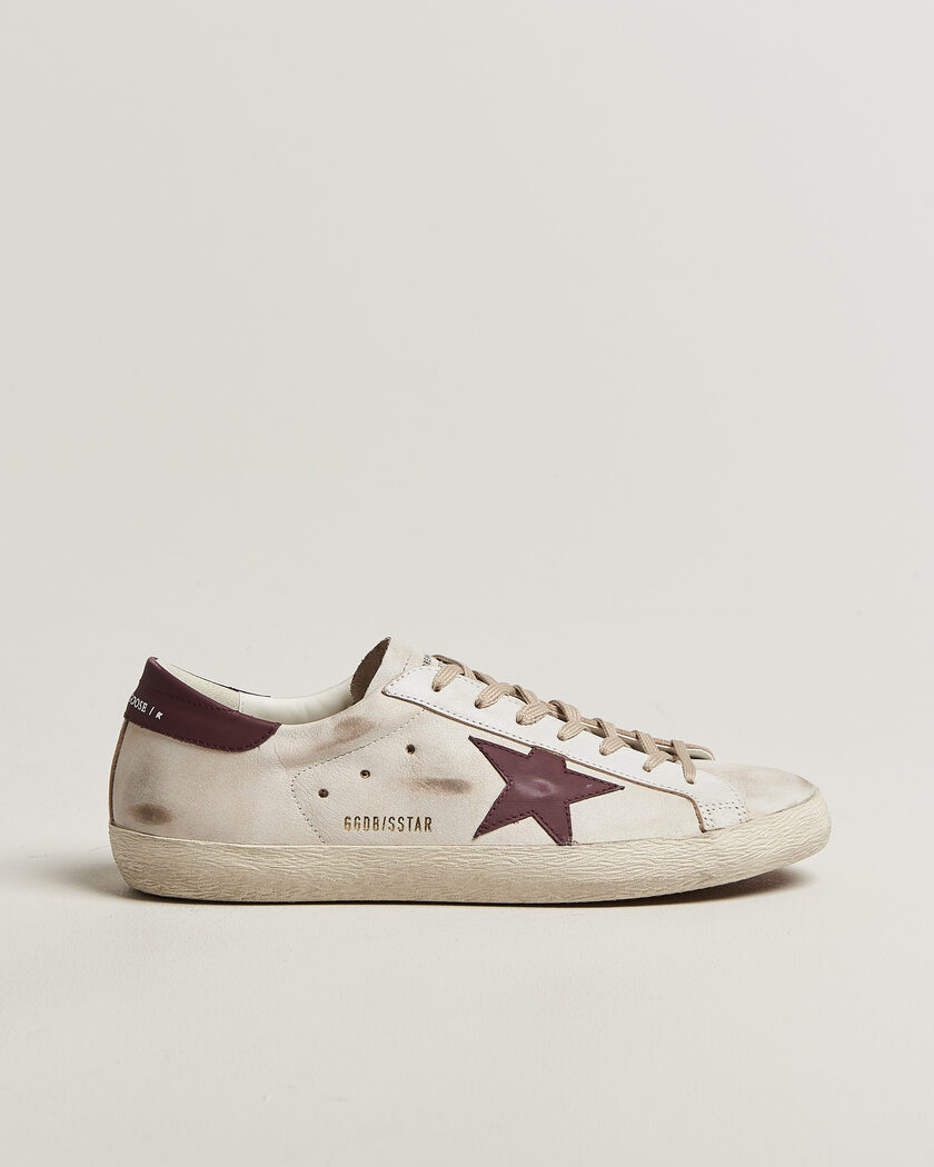 Golden Goose Super-Star Sneakers White/Red – Hvit