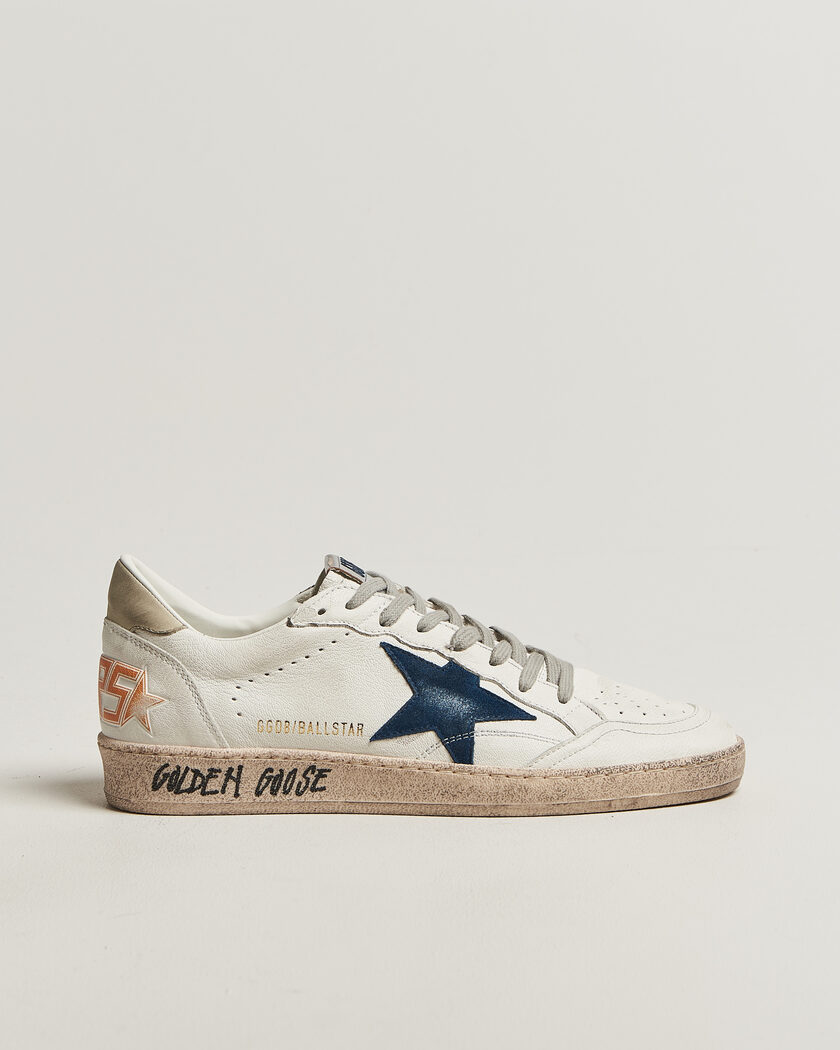 Golden Goose Ball Star Sneakers White/Ice – Hvit
